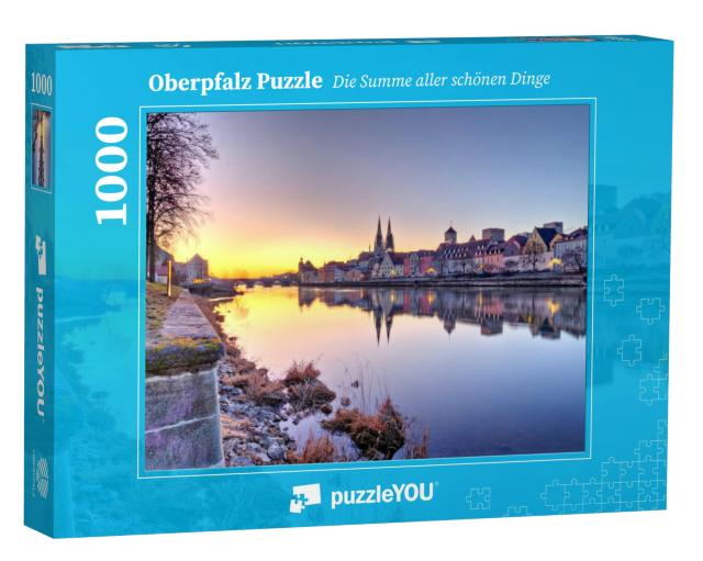Puzzle 1000 Teile „Domblick, Regensburg“