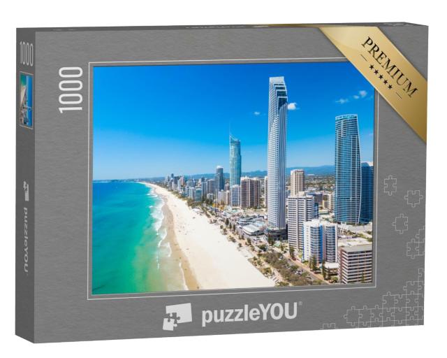 Puzzle 1000 Teile „Stadtteil Surfers Paradise der Stadt Gold Coast, Australien“