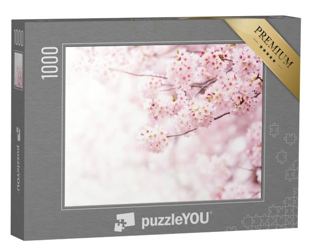 Puzzle 1000 Teile „Kirschblüte in zarter Pracht“