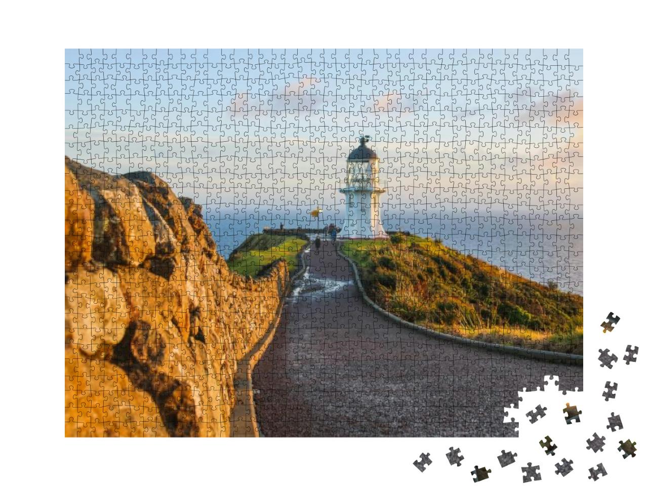 Puzzle 1000 Teile „Cape Reinga, nordwestlichster Punkt der Aupouri-Halbinsel, Neuseeland“