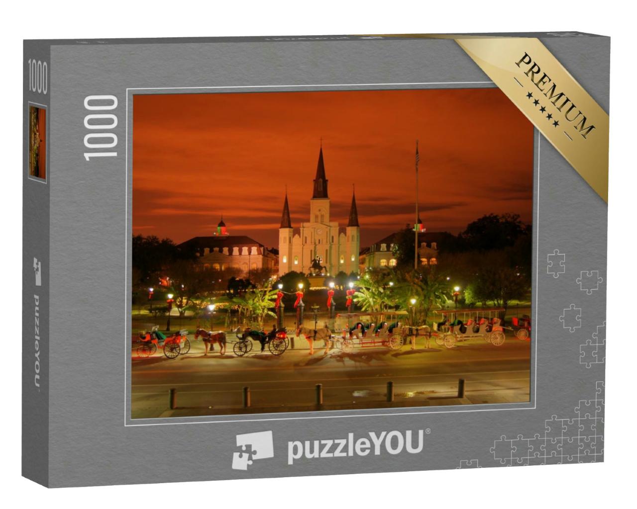 Puzzle 1000 Teile „Jackson Square in New Orleans“