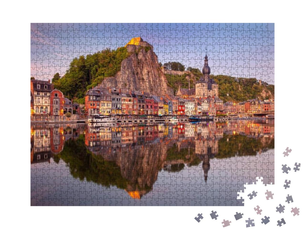Puzzle 1000 Teile „Die Maas bei Dinant, Belgien“