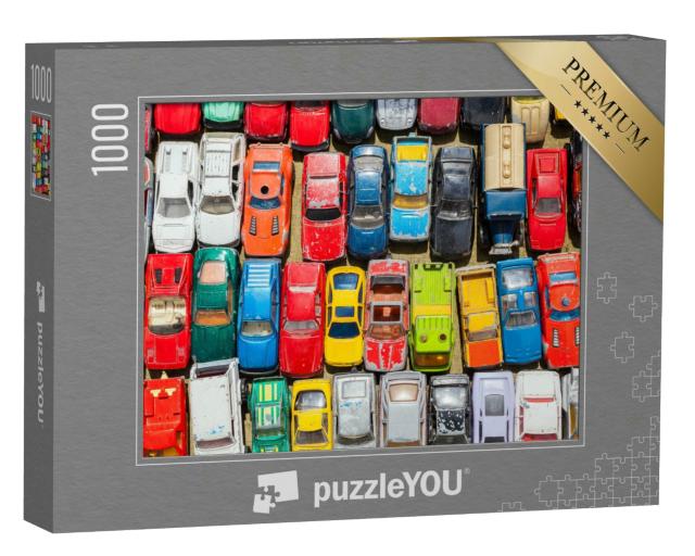 Puzzle 1000 Teile „Vintage-Spielzeugautos“