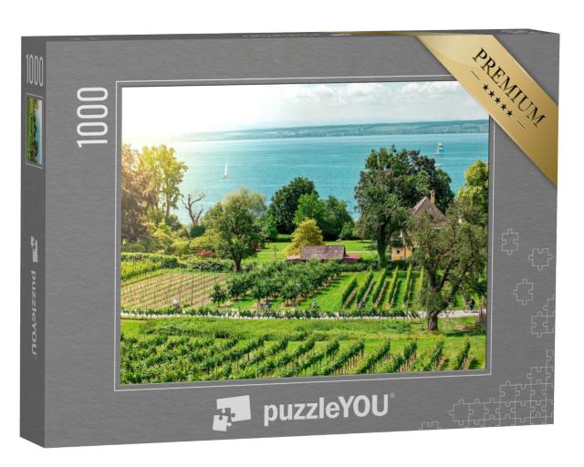 Puzzle 1000 Teile „Obstplantage bei Hagnau am Bodensee, Deutschland“