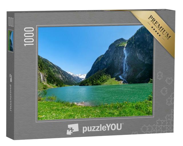 Puzzle 1000 Teile „Wunderschöner Naturpark Zillertaler Alpen, Österreich, Tirol“