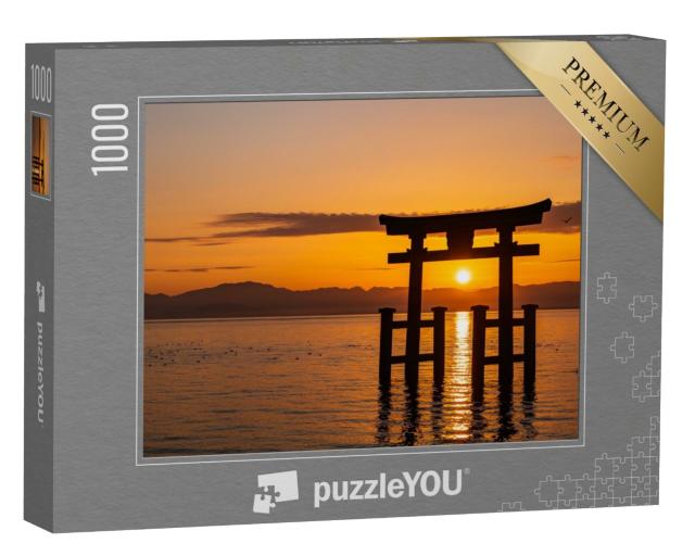 Puzzle 1000 Teile „Torii Tor Shirahige Shrinee“