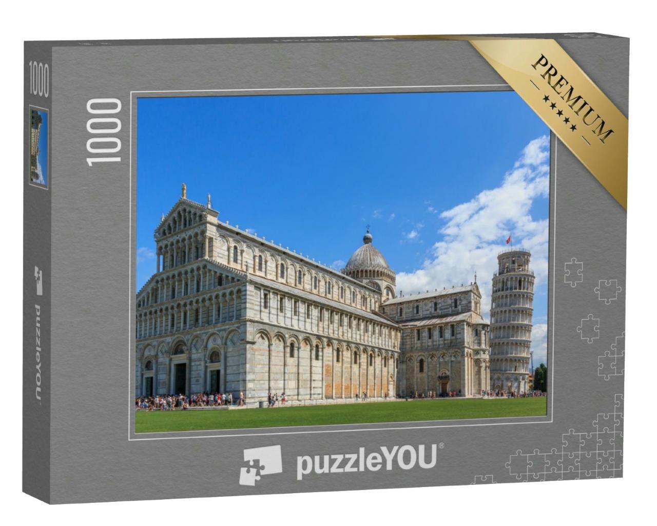 Puzzle 1000 Teile „Santa Maria Assunta und schiefer Turm von Pisa“