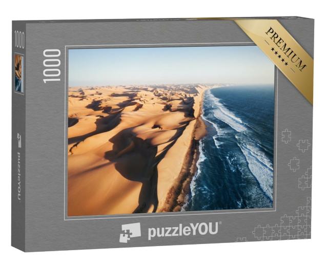 Puzzle 1000 Teile „Ort, an dem sich die Namib-Wüste und der Atlantische Ozean treffen “