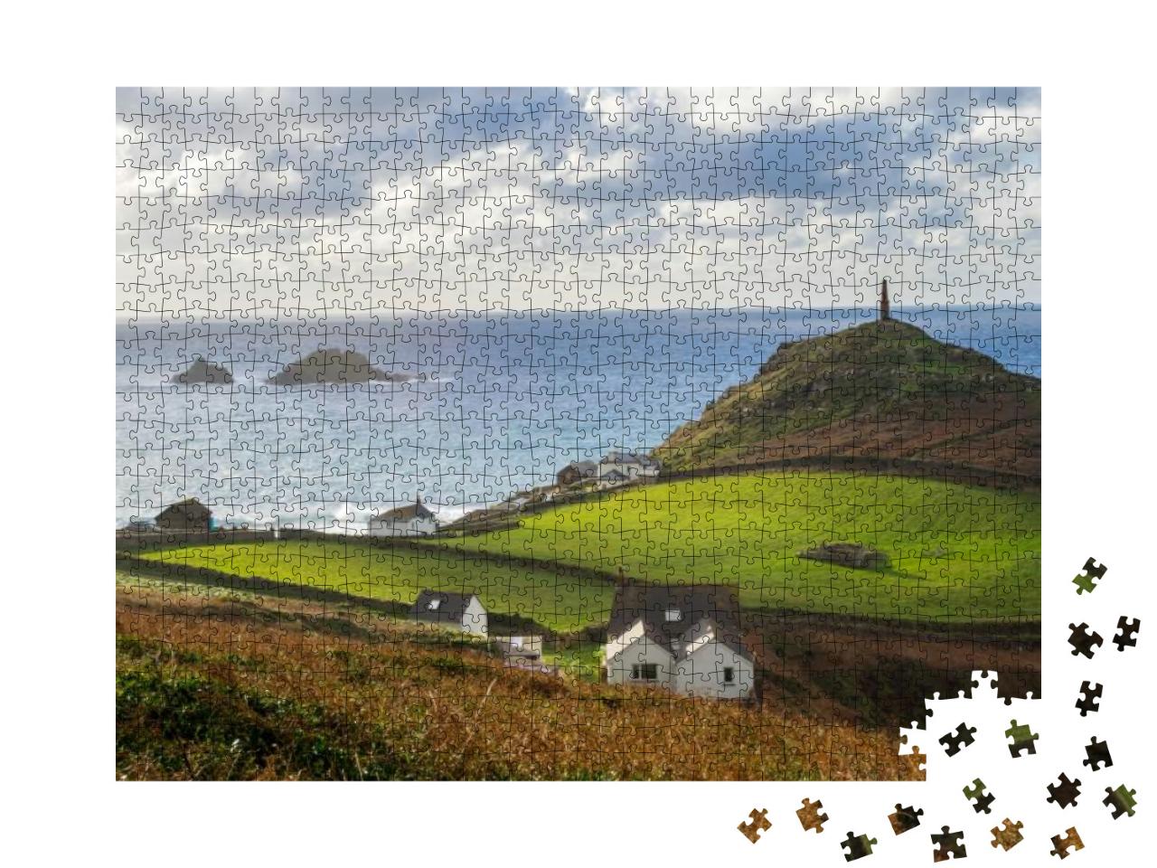 Puzzle 1000 Teile „Landzunge am Kap Cornwall, England, Europa“