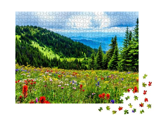 Puzzle 1000 Teile „Wanderung in British Columbia, Kanada“