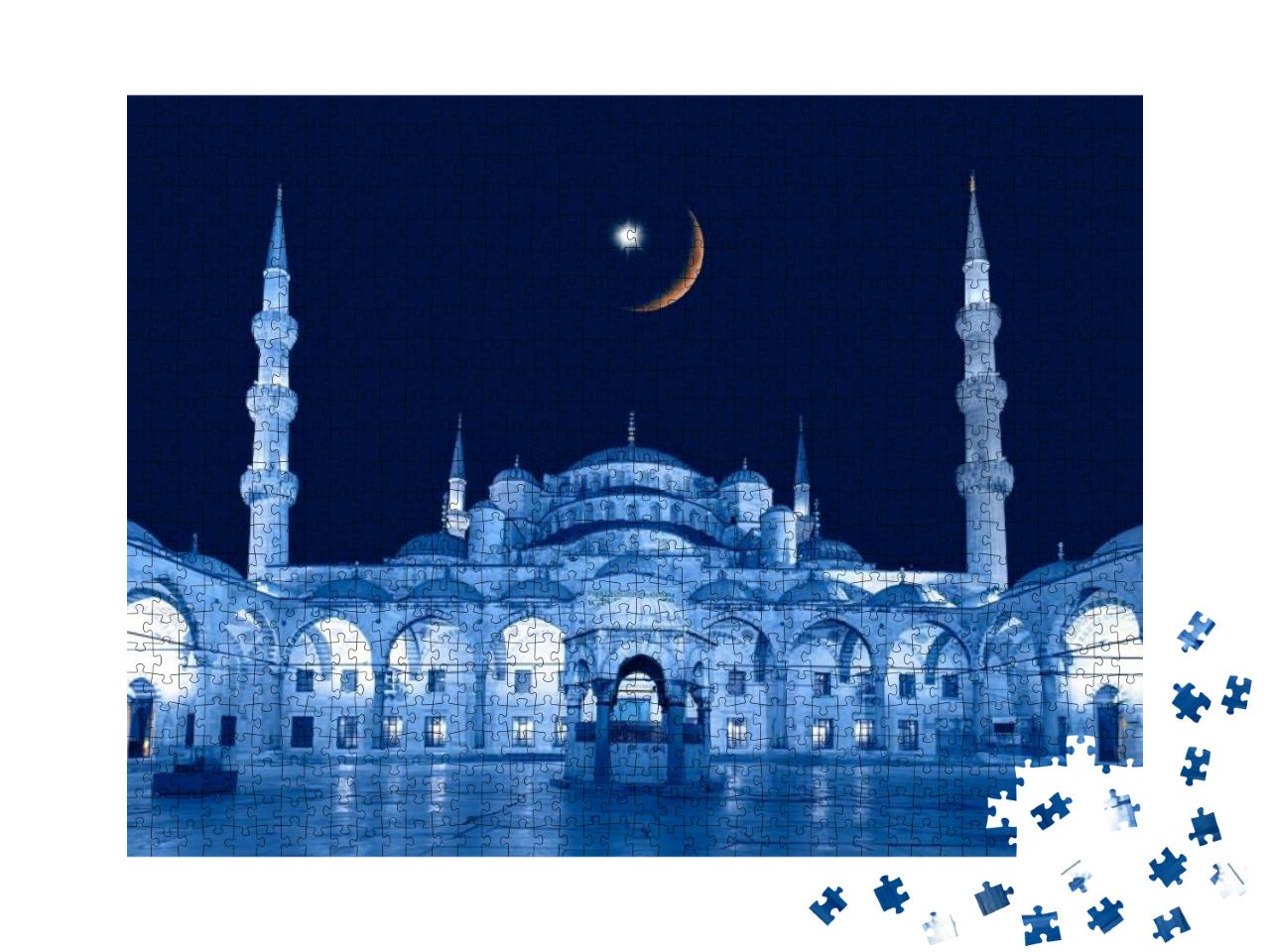 Puzzle 1000 Teile „Die Blaue Moschee in Istanbul“
