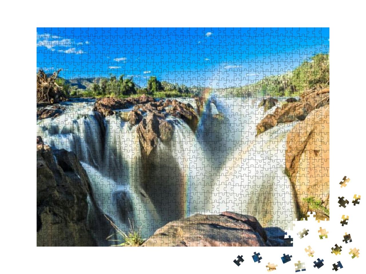 Puzzle 1000 Teile „Bilder der Epupa Wasserfälle, Namibia“