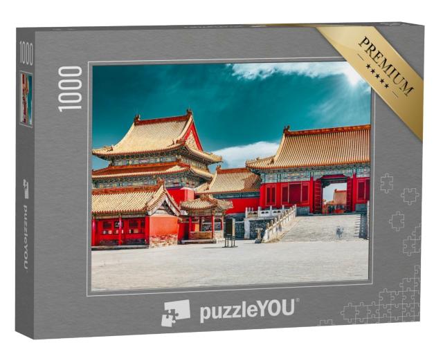 Puzzle 1000 Teile „Das Gelände des Museums der Verbotenen Stadt in Peking, China“