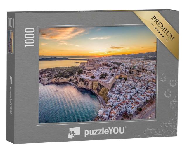 Puzzle 1000 Teile „Wunderschöner Sonnenuntergang über Ibiza“