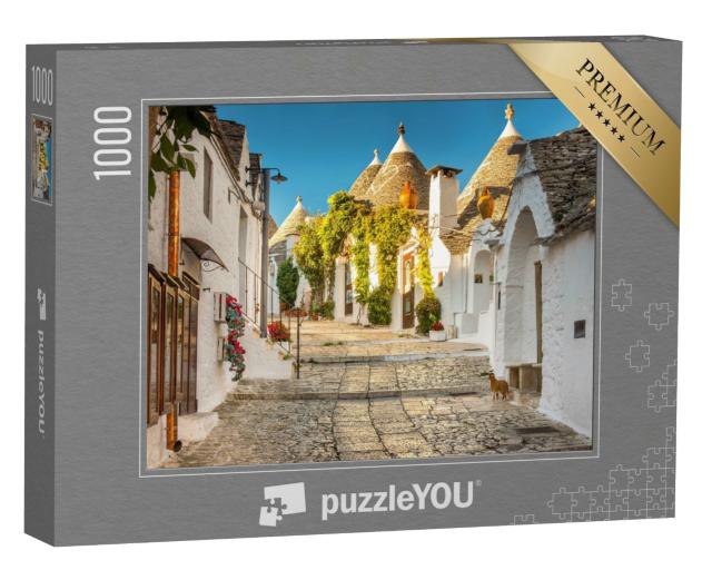 Puzzle 1000 Teile „Trulli von Alberobello, Apulien, Italien“