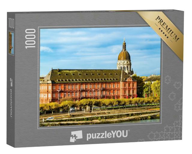 Puzzle 1000 Teile „Das Kurfürstliche Schloss mit Christuskirche, Mainz, Deutschland“