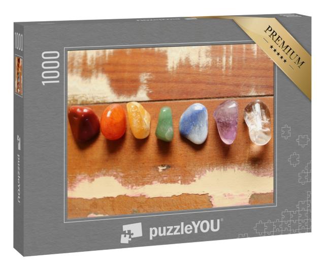 Puzzle 1000 Teile „Chakra-Steine“
