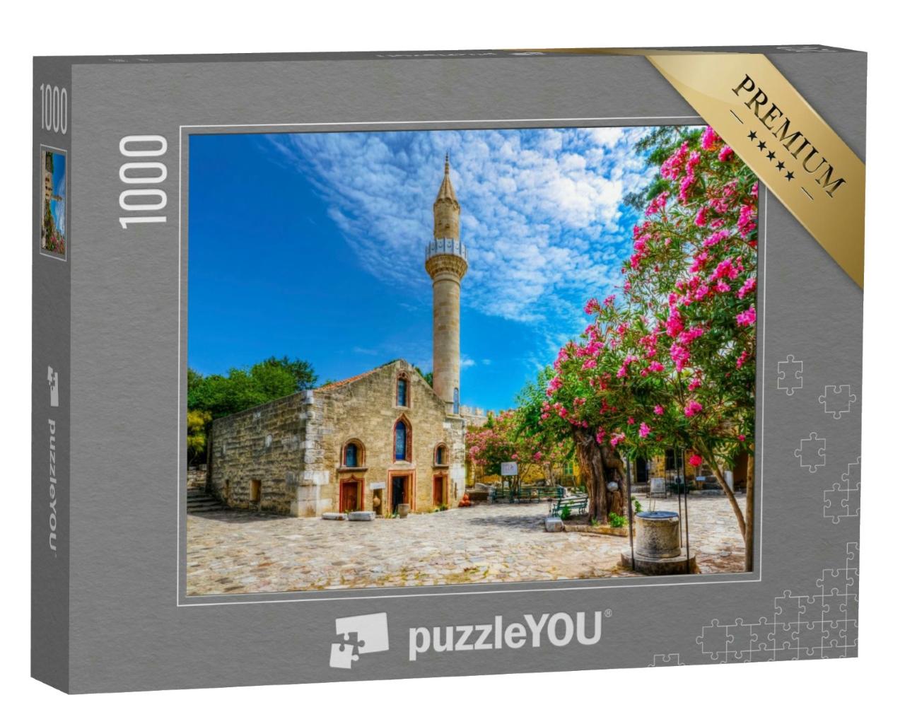 Puzzle 1000 Teile „Kizilhisarli Mustafa Pasa-Moschee in Bodrum, Türkei“