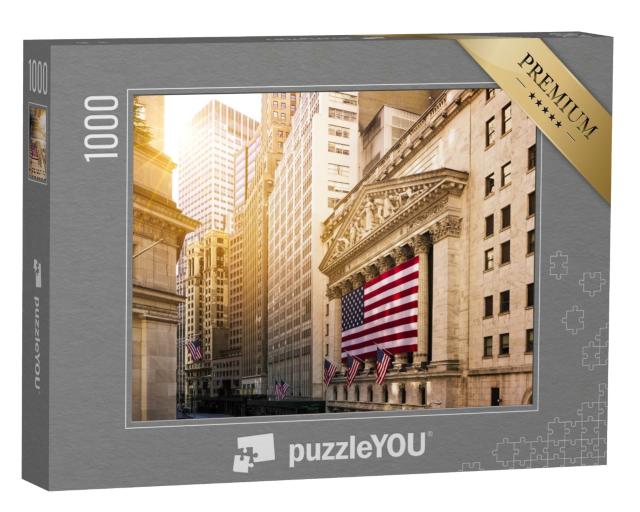 Puzzle 1000 Teile „Glänzendes Licht in der Wall Street, New York“