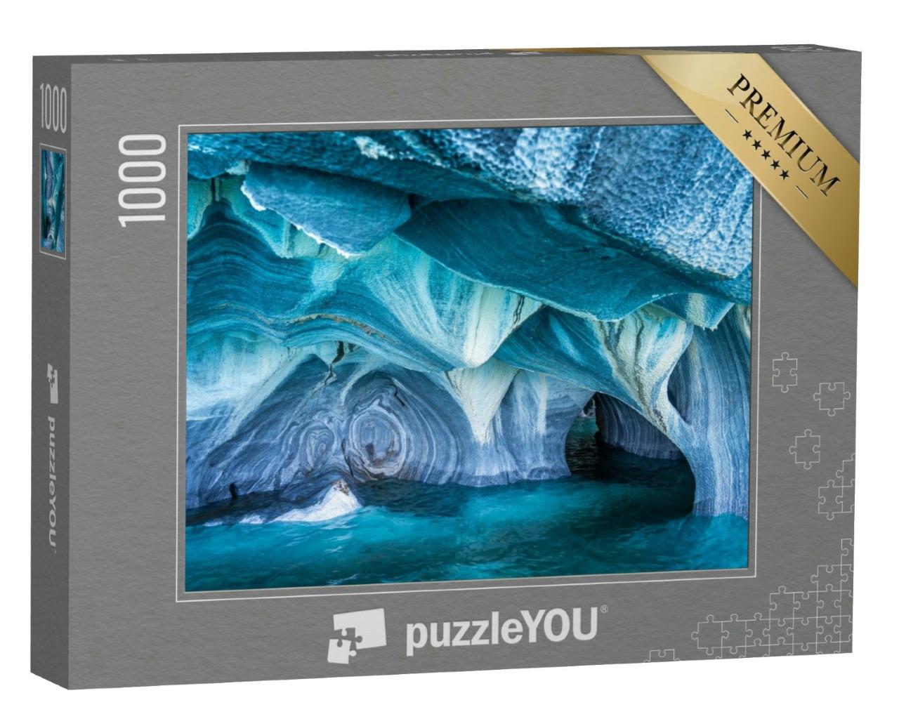 Puzzle 1000 Teile „Cuevas de Marmol - Marmorhöhlen“