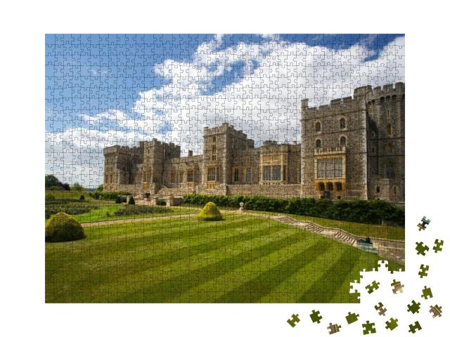 Puzzle 1000 Teile „Das Schloss Windsor bei London, Vereinigtes Königreich“
