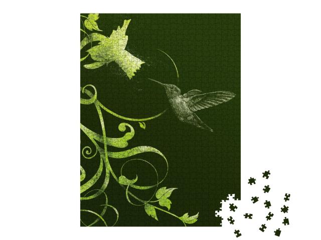 Puzzle 1000 Teile „Kolibri“