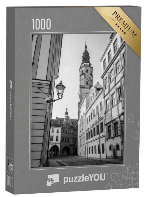 Puzzle 1000 Teile „Schonhof, Görlitz, schwarz-weiß“