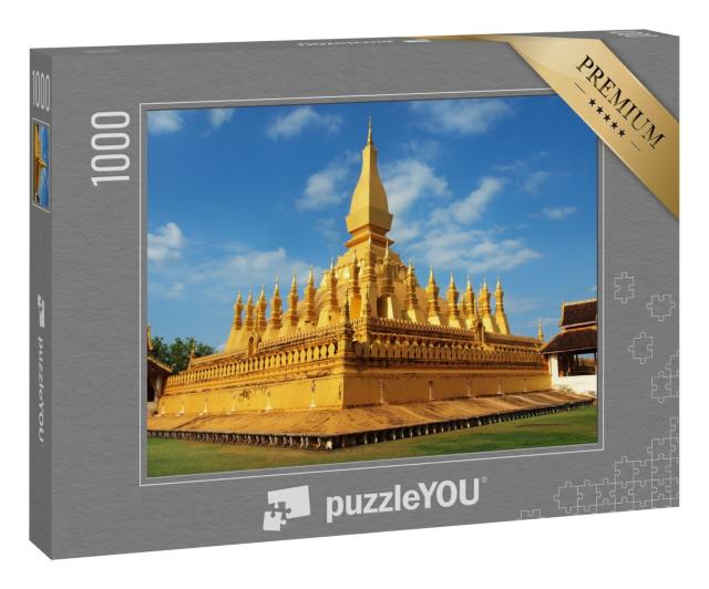 Puzzle 1000 Teile „Pha That Luang-Tempel in Vientiane, Laos“