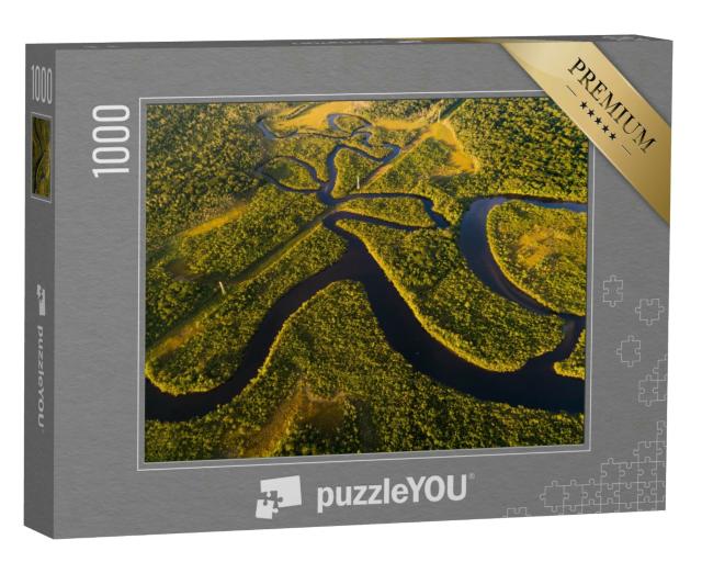 Puzzle 1000 Teile „Vogelperspektive vom Amazonas-Regenwald in Brasilien“