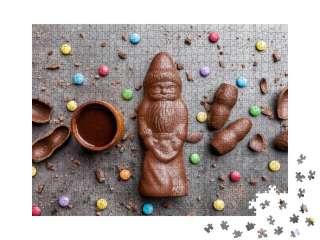 Puzzle 1000 Teile „Köstliche Schokolade zu Weihnachten“