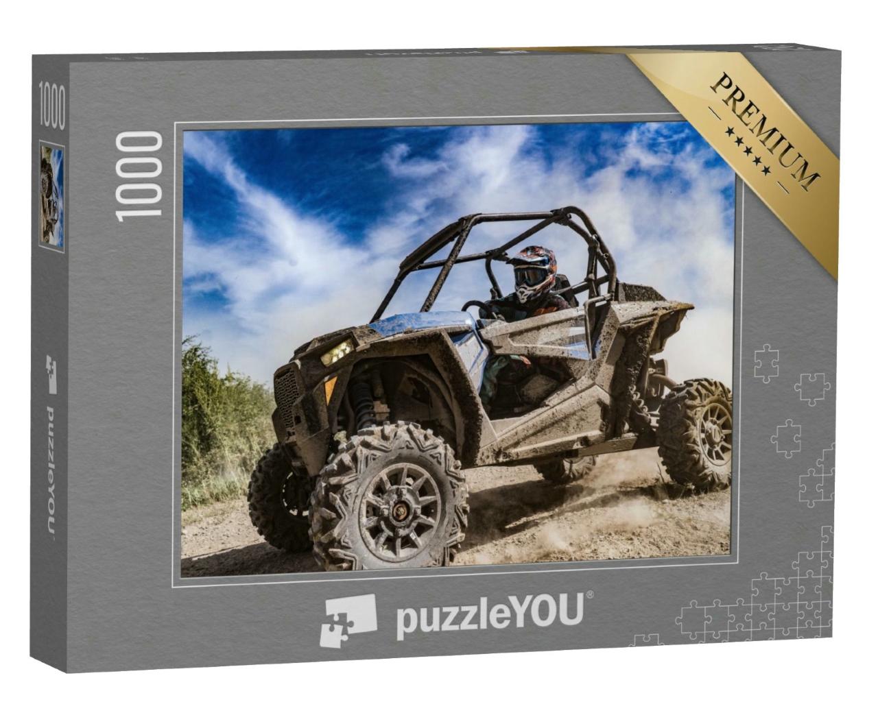 Puzzle 1000 Teile „Offroad: Buggy-Extremfahrt auf Schotterpiste“