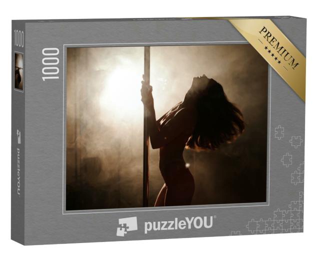 Puzzle 1000 Teile „Voller Leidenschaft: Pole Dance, der Tanz an der Stange“