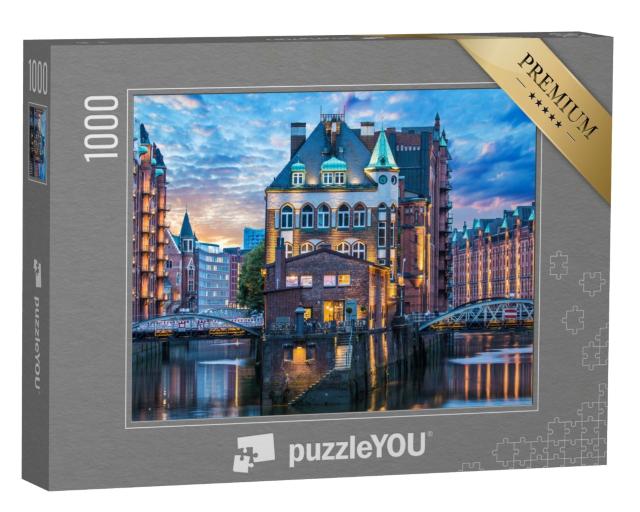 Puzzle 1000 Teile „Hamburg: Alte Speicherstadt“