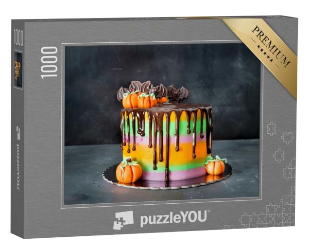 Puzzle 1000 Teile „Kreative Halloween-Torte“