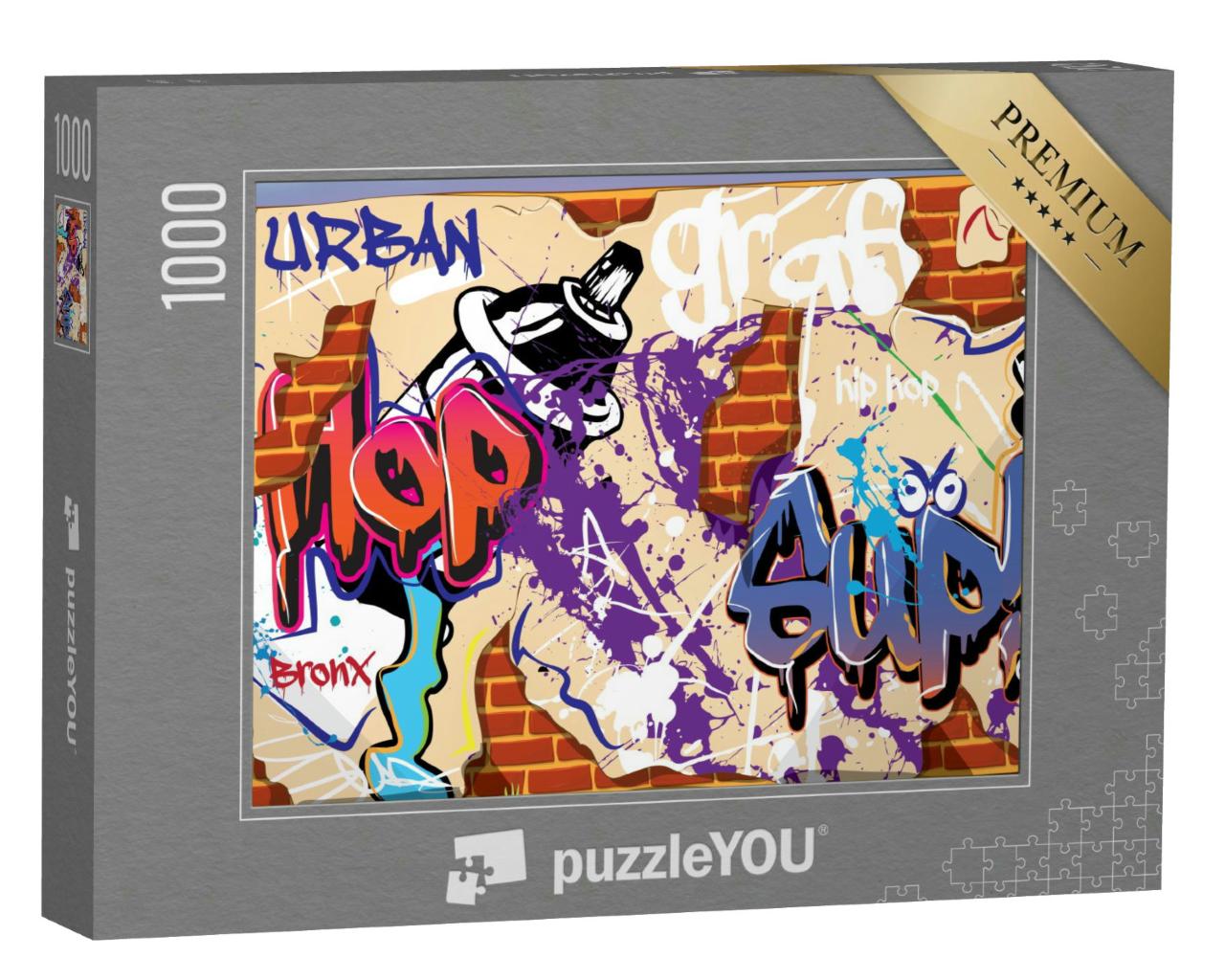 Puzzle 1000 Teile „Street Art Graffiti-Kunst“