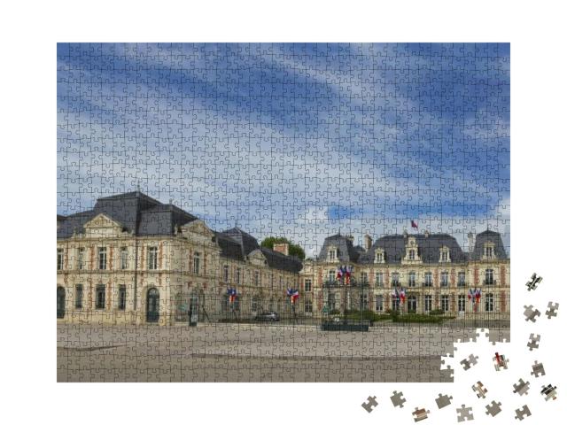 Puzzle 1000 Teile „Gebäude der Präfektur in Poitiers, Frankreich“