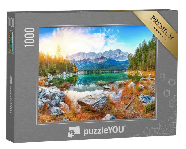Puzzle 1000 Teile „Eibsee im Herbst“