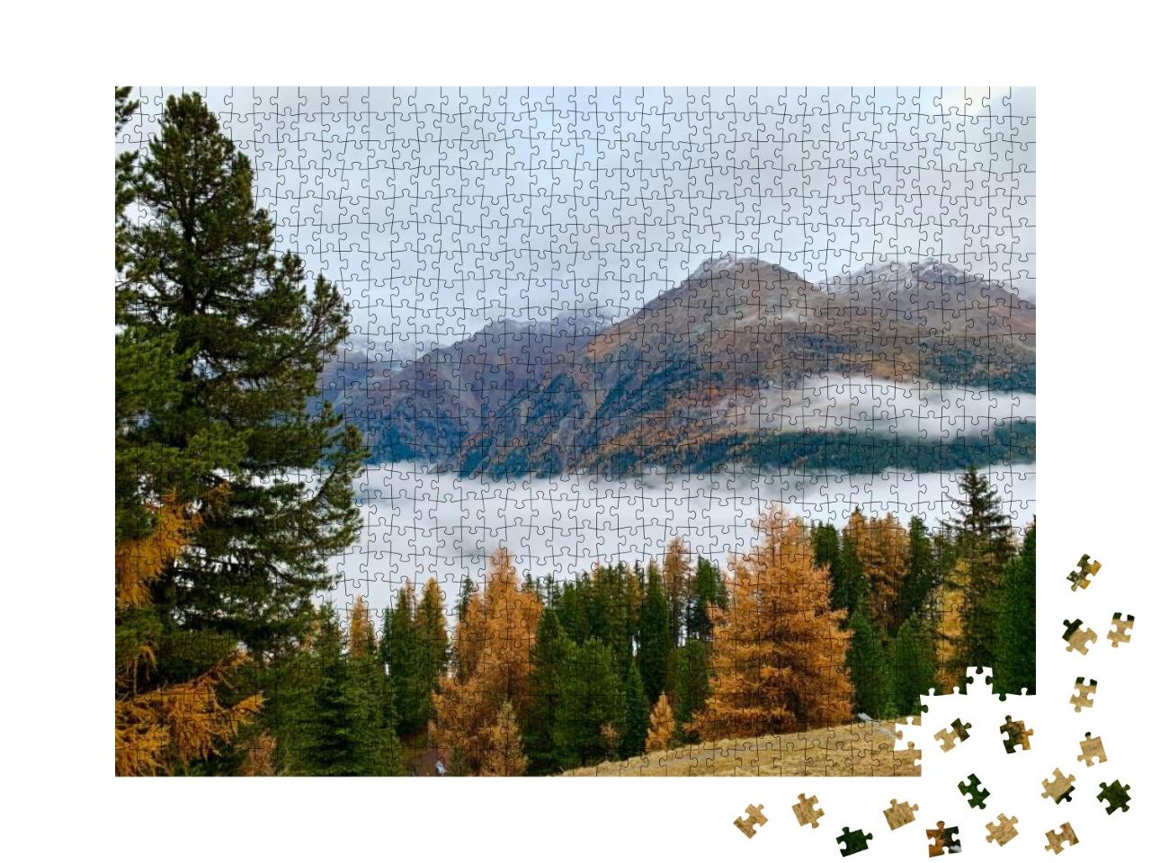 Puzzle 1000 Teile „Schöne Herbstfarben in Sölden, Tirol“