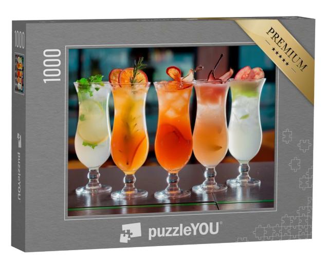 Puzzle 1000 Teile „Cocktails und Erfrischungsgetränke“