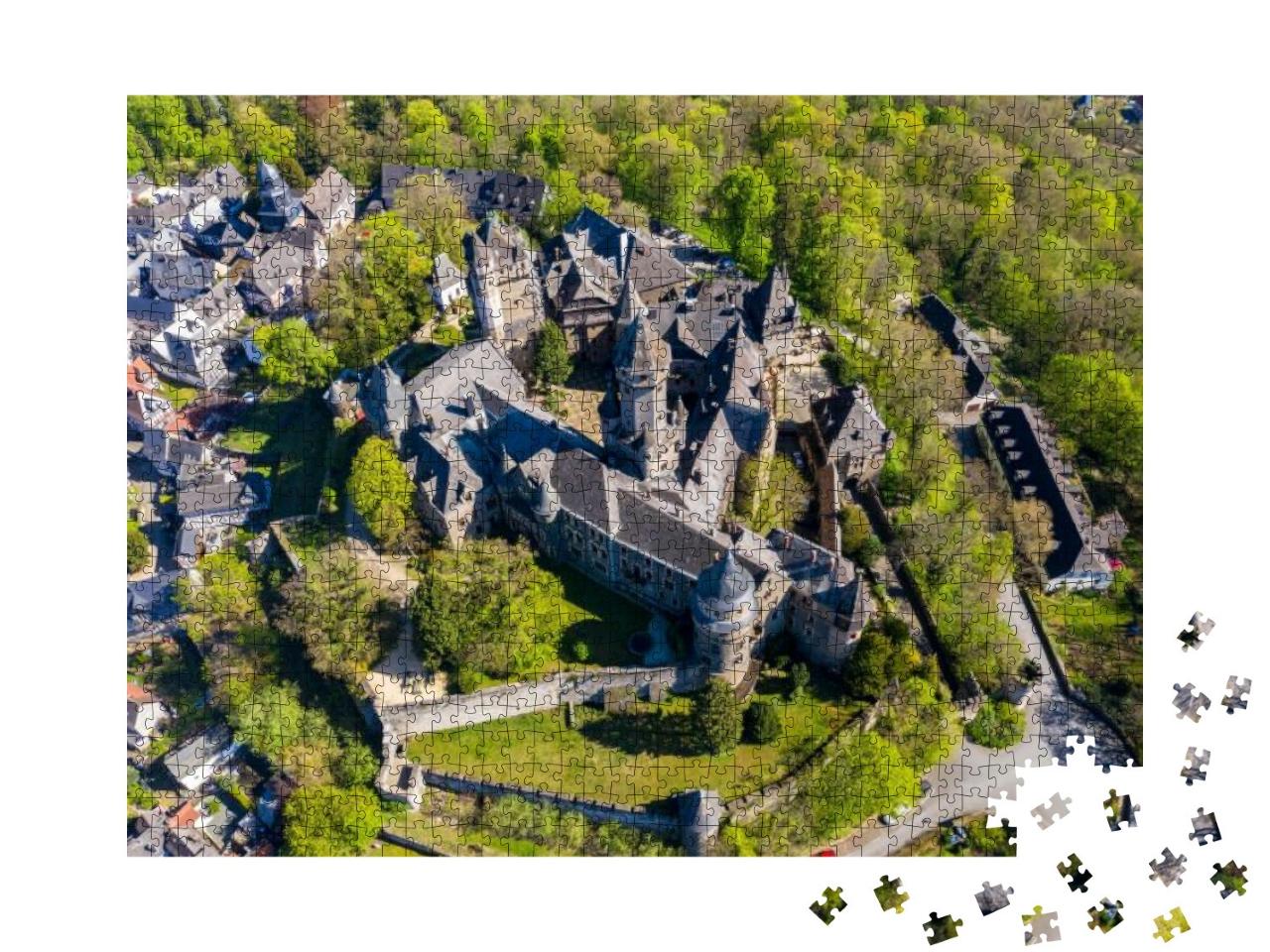 Puzzle 1000 Teile „Schloss Braunfels mit Hubertusturm, Neuhessen, Deutschland“