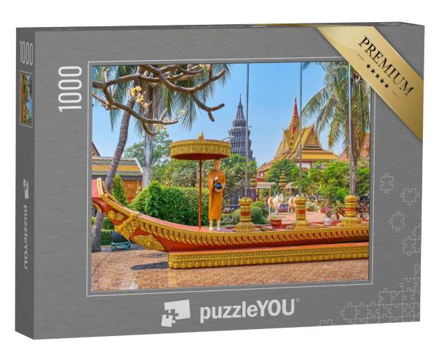 Puzzle 1000 Teile „Wunderschöner Tempel in Siem Reap, Kambodscha“