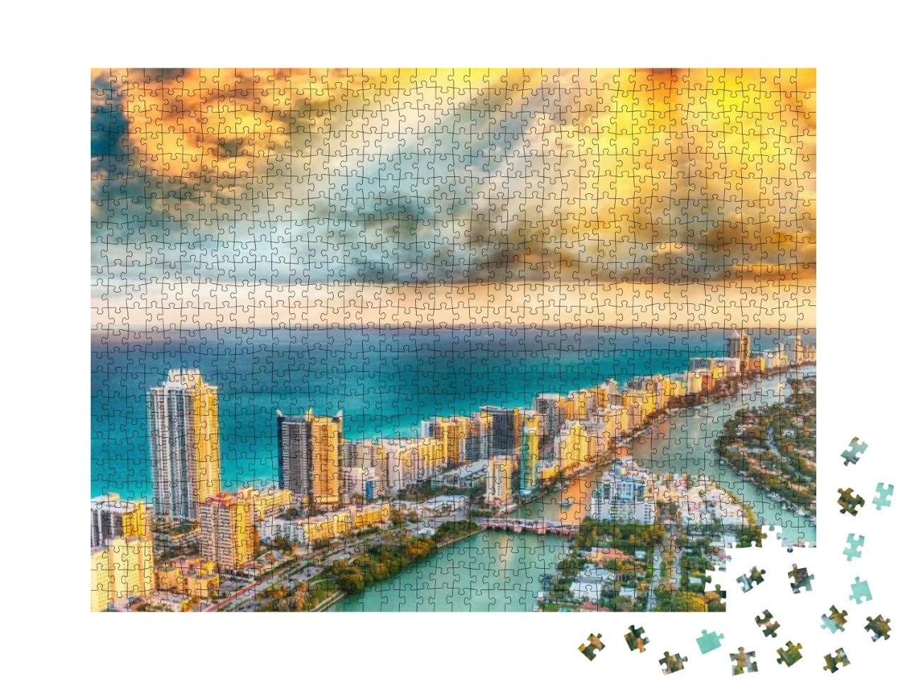 Puzzle 1000 Teile „Miami Beach, Florida“