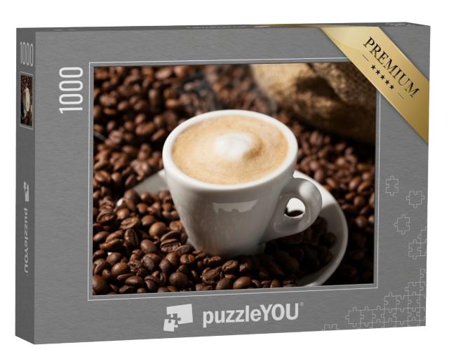 Puzzle 1000 Teile „Cappuccino, frisch aufgebrüht“