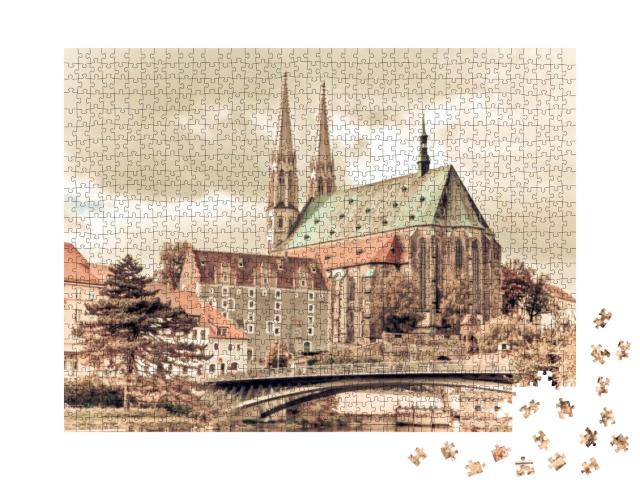 Puzzle 1000 Teile „Peterskirche in Görlitz, Deutschland“