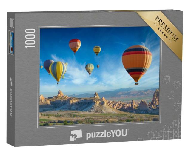 Puzzle 1000 Teile „Schöne Aussicht auf Felsenlandschaft in Kappadokien, Türkei“