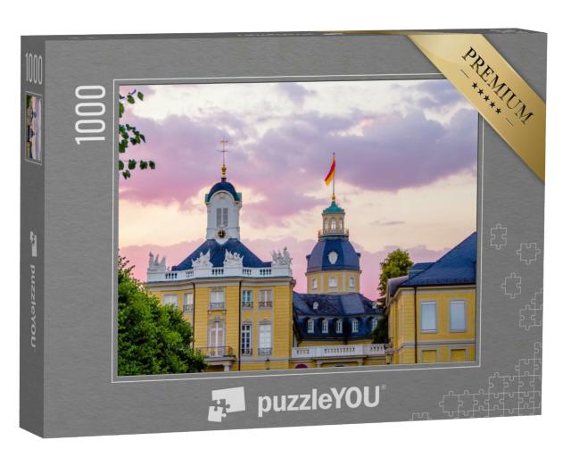 Puzzle 1000 Teile „Schloss in Karlsruhe, Deutschland“