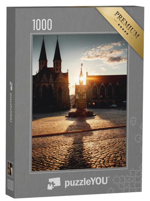Puzzle 1000 Teile „Altstadmarkt in Braunschweig, Deutschland“