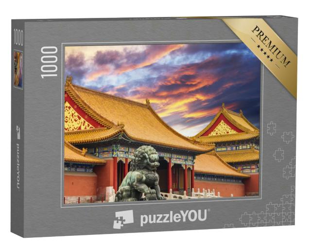 Puzzle 1000 Teile „Die Verbotene Stadt in Peking, China“