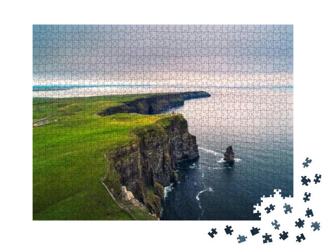 Puzzle 1000 Teile „Wilde Cliffs of Moher, Irland“