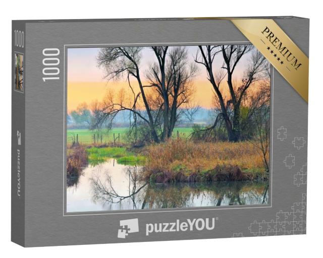 Puzzle 1000 Teile „Kleiner Spreewald im Herbst, Brandenburg“